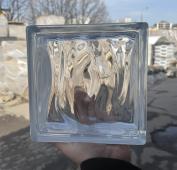 Стеклоблок осветленное стекло Opti White аква